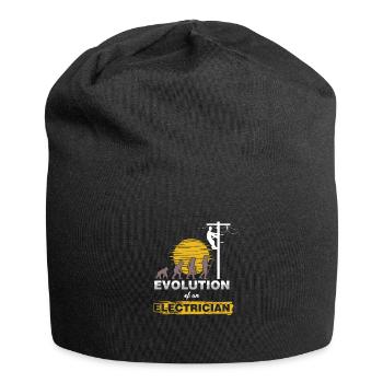 Elektrische Elektrizität Handwerker Verkabelung Lineman - Jersey-Beanie - Schwarz - Vorne