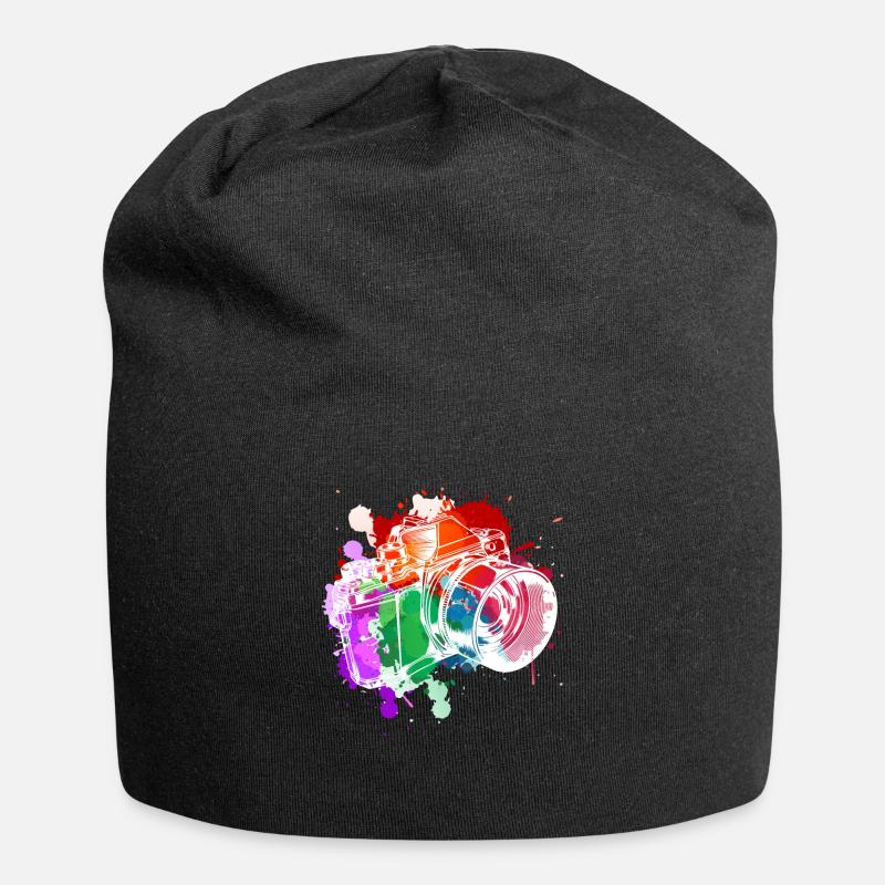photographer - Jersey Beanie - black