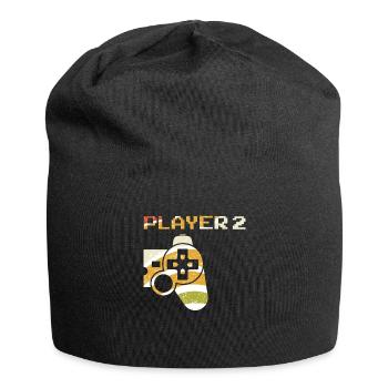 Player 2 - Partner Pair Gaming Console Partner Look - Jersey Beanie - black - Front