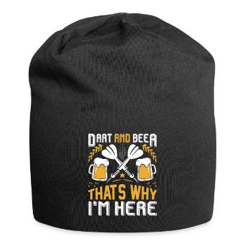 Dart & Beer C'est pourquoi je suis ici - Bonnet en jersey - noir - Devant