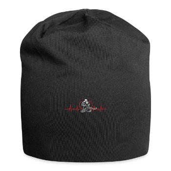 Hockey sur glace Coup de coeur pour joueur de hockey sur glace - Bonnet en jersey - noir - Devant