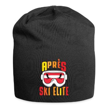 Apres Ski elite - Snowboard, Schi, Slalom - Jersey-Beanie - Schwarz - Vorne