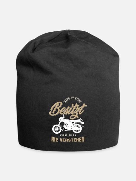 Simson, Simmi, DDR Ostalgie Wenn du keine Besitzt - Jersey-Beanie - Schwarz