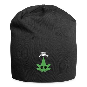 Hobbygärtner Hashish Hanf Weed Geschenke Kiffer - Jersey-Beanie - Schwarz - Vorne