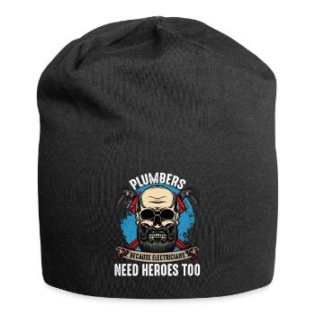 plumber - Jersey Beanie - black - Front
