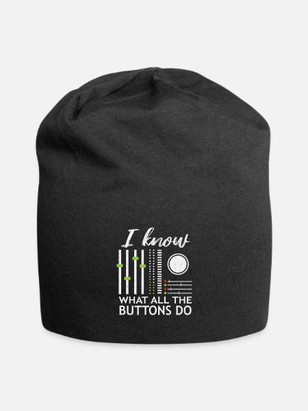 DJ - Bonnet en jersey - noir