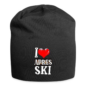 Apres ski - Jersey Beanie - black - Front