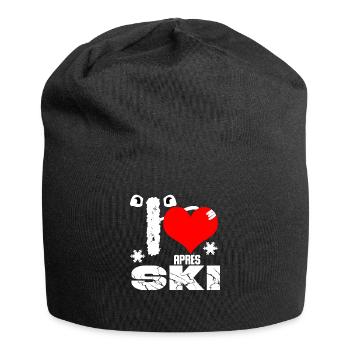 Apres ski - Jersey Beanie - black - Front