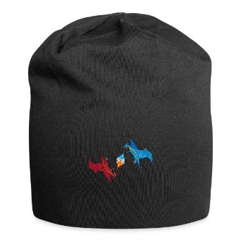 Dragon dice game fantasy - Jersey Beanie - black - Front