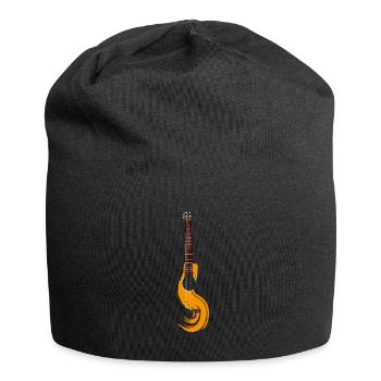 guitare - Bonnet en jersey - noir - Devant