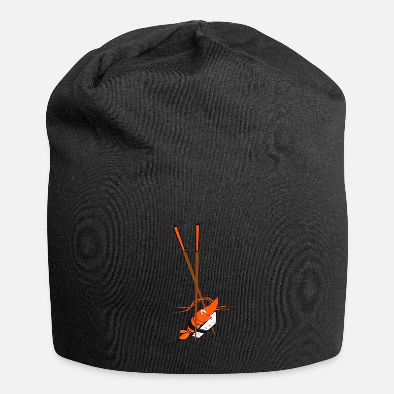 Sushi - Jersey-Beanie - Schwarz