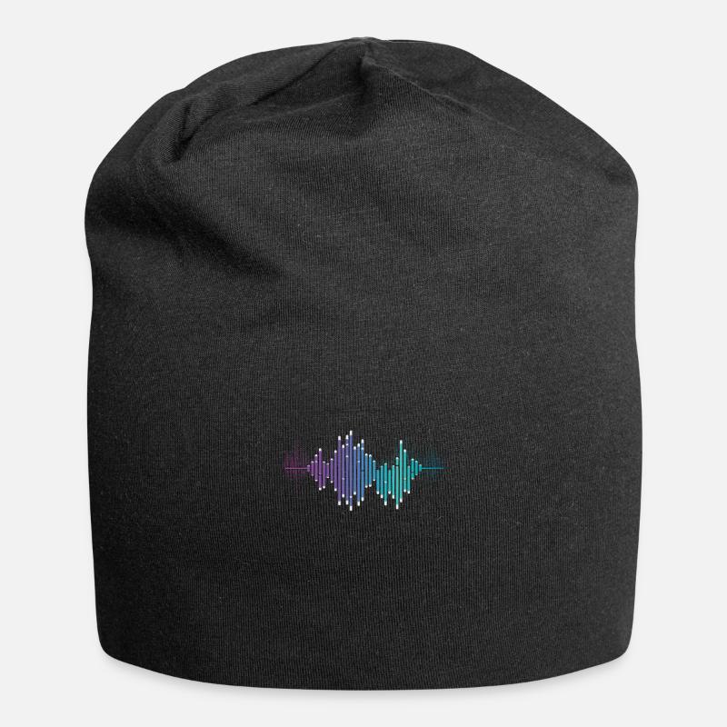 Sound Wave Technician Technische Aufnahme Musik - Jersey-Beanie - Schwarz