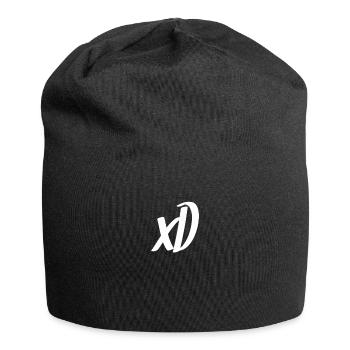 xD - Jersey-Beanie - Schwarz - Vorne