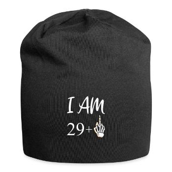 30th birthday thirty 1990 90s 30 years - Jersey Beanie - black - Front