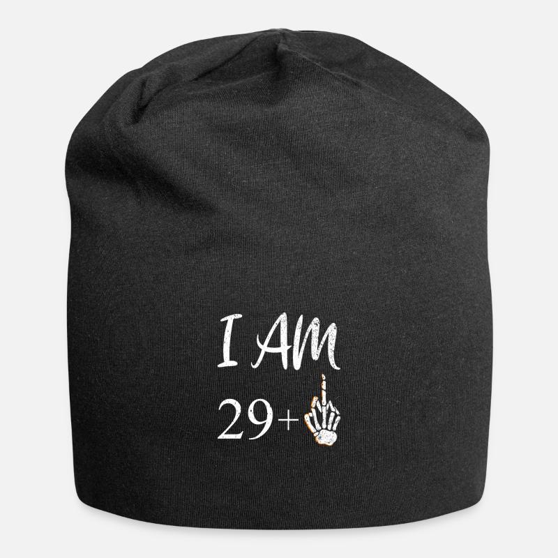 30. Geburtstag - Jersey-Beanie - Schwarz
