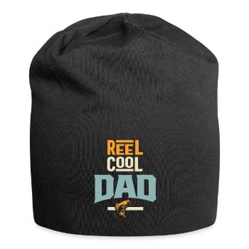 Die Spulen-coole Vati-Vater-Großvater-Geschenke der Männer - Jersey-Beanie - Schwarz - Vorne