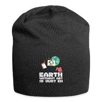 Kunst Künstlerin Künstler Kunsthandwerk Malerei - Jersey-Beanie - Schwarz - Vorne