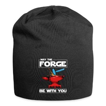 Schmied - Jersey-Beanie - Schwarz - Vorne