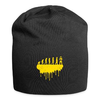 Evolution des apiculteurs abeilles - Bonnet en jersey - noir - Devant
