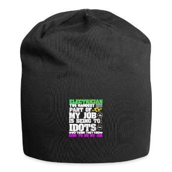 Electrician - Jersey Beanie - black - Front