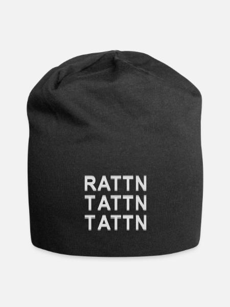 Rattn Tattn Techno - Jersey Beanie - black