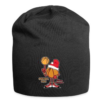 Le basket-ball est la vie cadeau de joueur sportif de Noël - Bonnet en jersey - noir - Devant