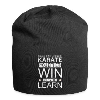 karaté - Bonnet en jersey - noir - Devant