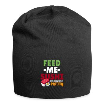 Sushi - Jersey-Beanie - Schwarz - Vorne