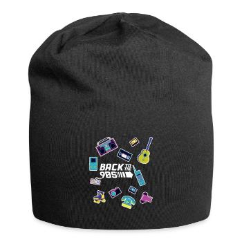 Back to the 90s - 90s, costume - Jersey Beanie - black - Front