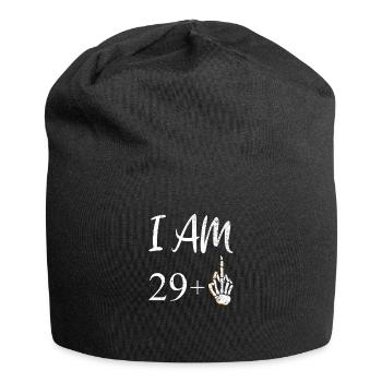 30th birthday thirty 1990 90s 30 years - Jersey Beanie - black - Front