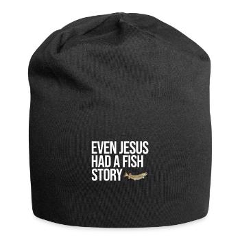 Funny Northern Pike Fishing Freshwater Fish Gift - Jersey Beanie - black - Front