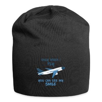 Pilotes avion volant disant - Bonnet en jersey - noir - Devant