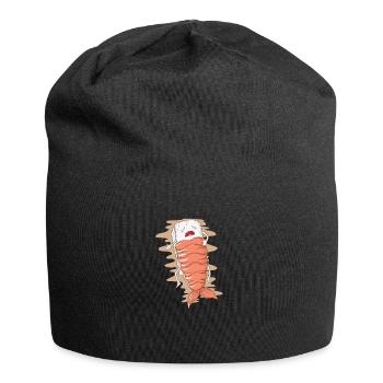 Le riz à sushi dort sous les crevettes - Bonnet en jersey - noir - Devant