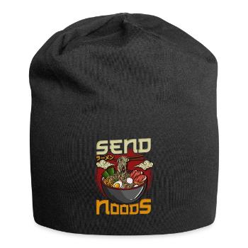 Send Noods Anime Japan Manga Crosplay Ramen Comic - Jersey-Beanie - Schwarz - Vorne