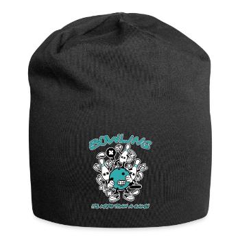 Bowling, c'est plus qu'un jeu - Bonnet en jersey - noir - Devant