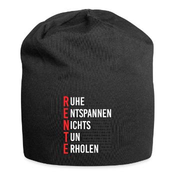 Rente - Jersey-Beanie - Schwarz - Vorne