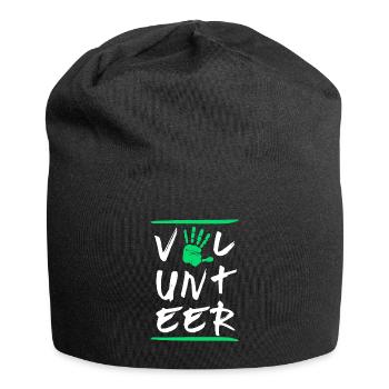 Volunteer Volunteers Volunteering Rescue Charity - Jersey Beanie - black - Front