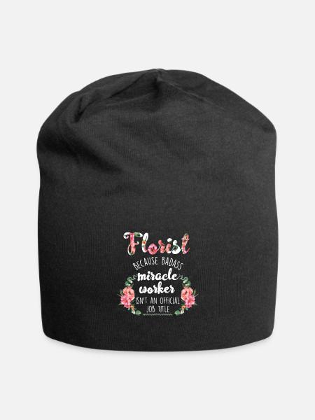 Florist Gardening Gardener Blumenstrauß - Jersey-Beanie - Schwarz