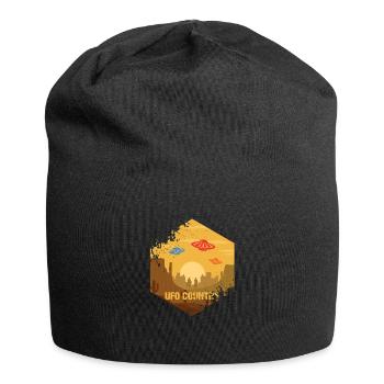 Soucoupe volante UFO Country Cowboy Alien Believer - Bonnet en jersey - noir - Devant
