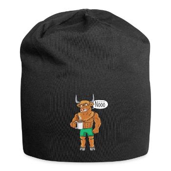 Highland cattle highland cattle highland cattle - Jersey Beanie - black - Front