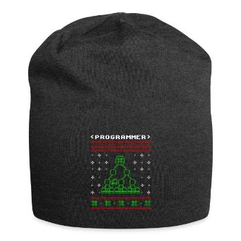 Programmierer Computer hässliche Weihnachtspullover Geschenk - Jersey-Beanie - Anthrazit - Vorne