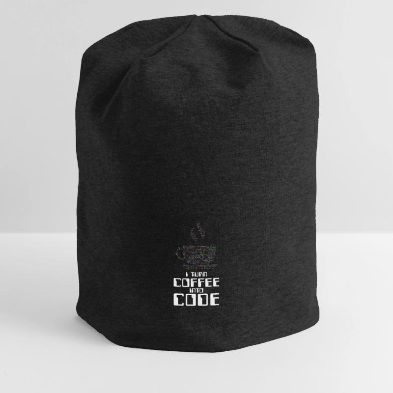 Ich verwandle Kaffee in Code-Codierer, der HTML-Geschenk codiert Jersey-Beanie