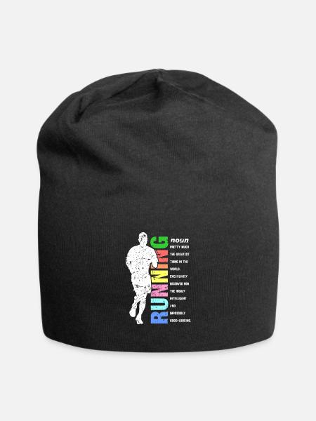 Marathonläufer Geschenk Spaß Läufer Definition Läufer - Jersey-Beanie - Schwarz