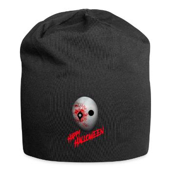 Horror Happy Halloween Masque de fan d'horreur - Bonnet en jersey - noir - Devant