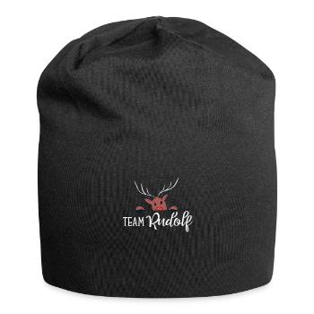 Tenue de l'équipe Rudolf pour les familles Tenue de Noël - Bonnet en jersey - noir - Devant