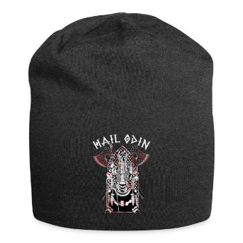 Hail Odin Warrior Valhalla Beard Heide Pride Honor - Bonnet en jersey - charbon - Devant