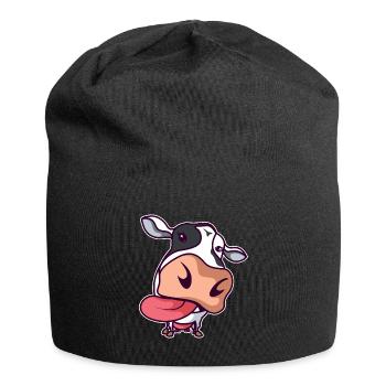 Kuhhalter Viehzüchter Nutztier anwesend Thema - Jersey-Beanie - Schwarz - Vorne