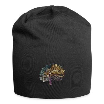 arbre de la vie - Bonnet en jersey - noir - Devant