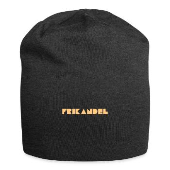 Frikandel is Flemish Dutch - Jersey Beanie - charcoal grey - Front