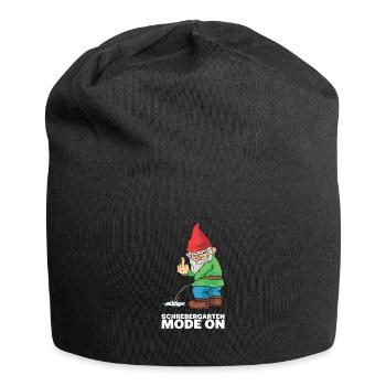 Allotment Garden Mode On Bad garden gnome - Jersey Beanie - black - Front